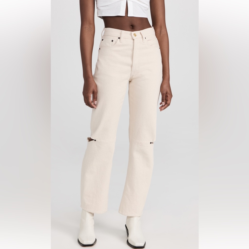 Women's Cream Jeans